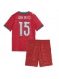 Detské Futbalové oblečenie Portugalsko Joao Neves #15 MS 2026 Krátky Rukáv - Domáci (+ trenírky)